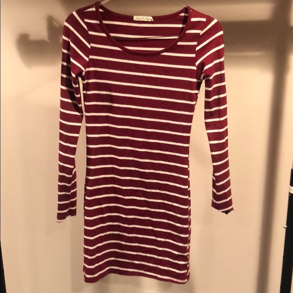 Long Sleeve Striped Dress